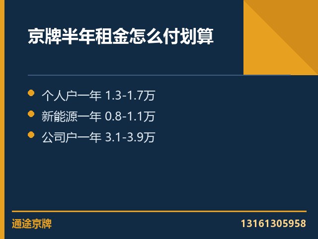 燃油京牌长期的月成本账